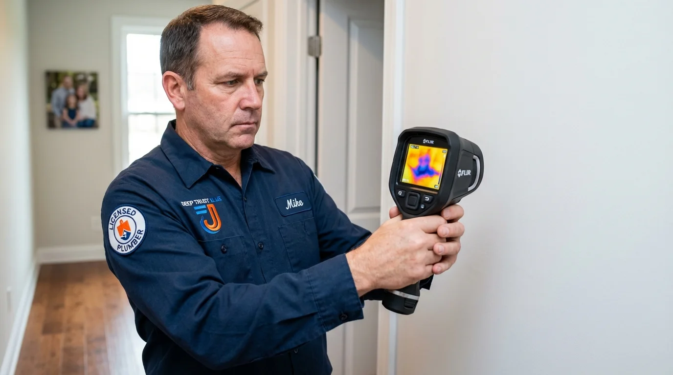Thermal imaging leak detection by Johns Plumbing LLC in Sale Creek